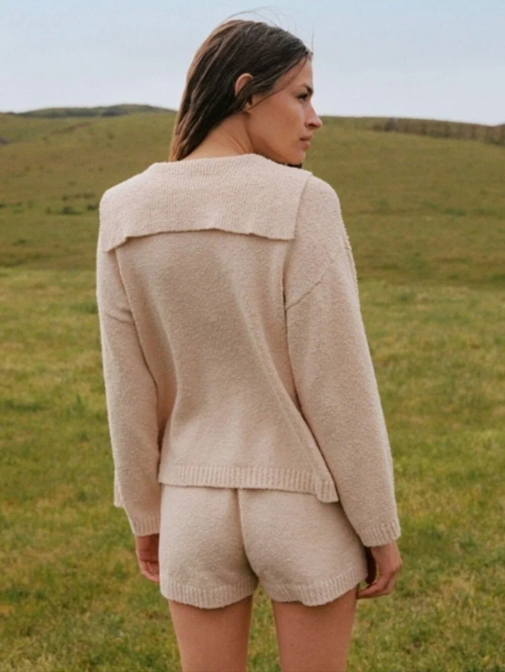 Christy dawn the aura cardigan Sweater in xsmall, organic cotton boucle - Picture 2 of 4